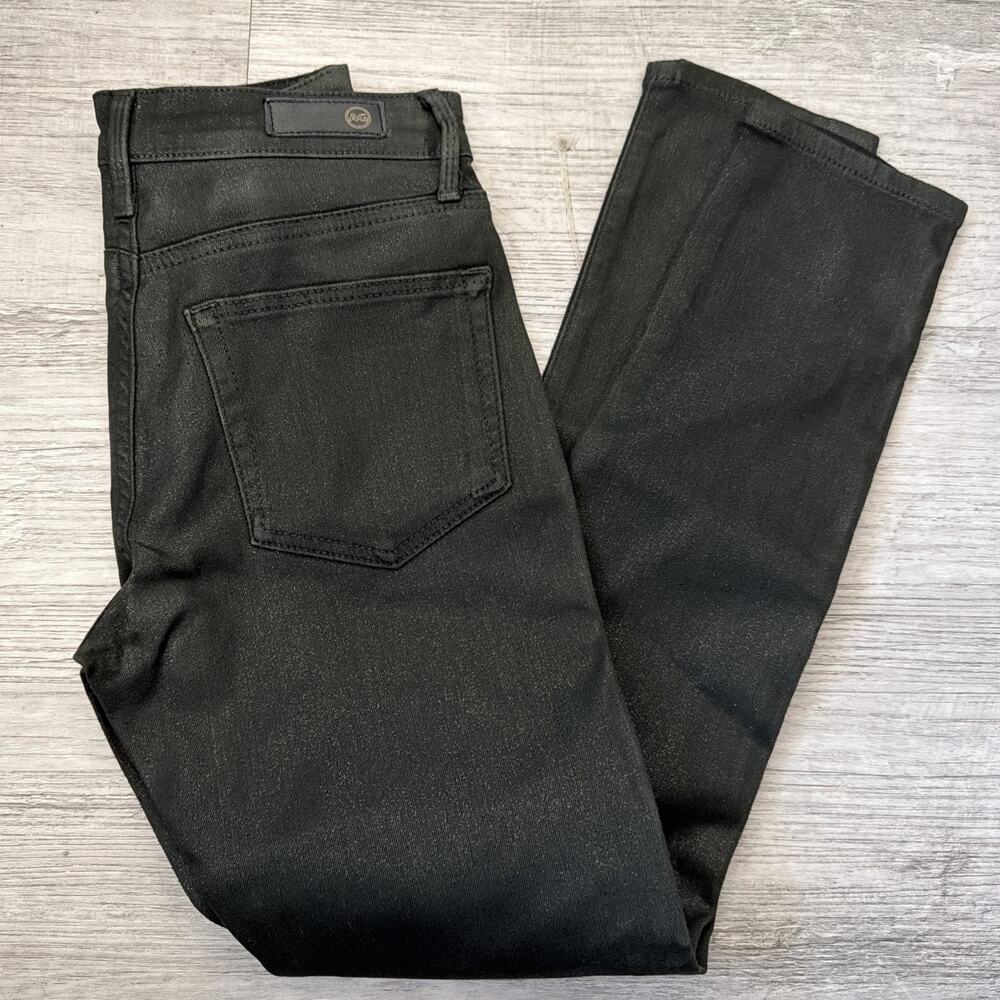NWOT AG Adriano Goldschmied Womens Farrah Ankle Skinny Jeans Coated Gunmetal 24